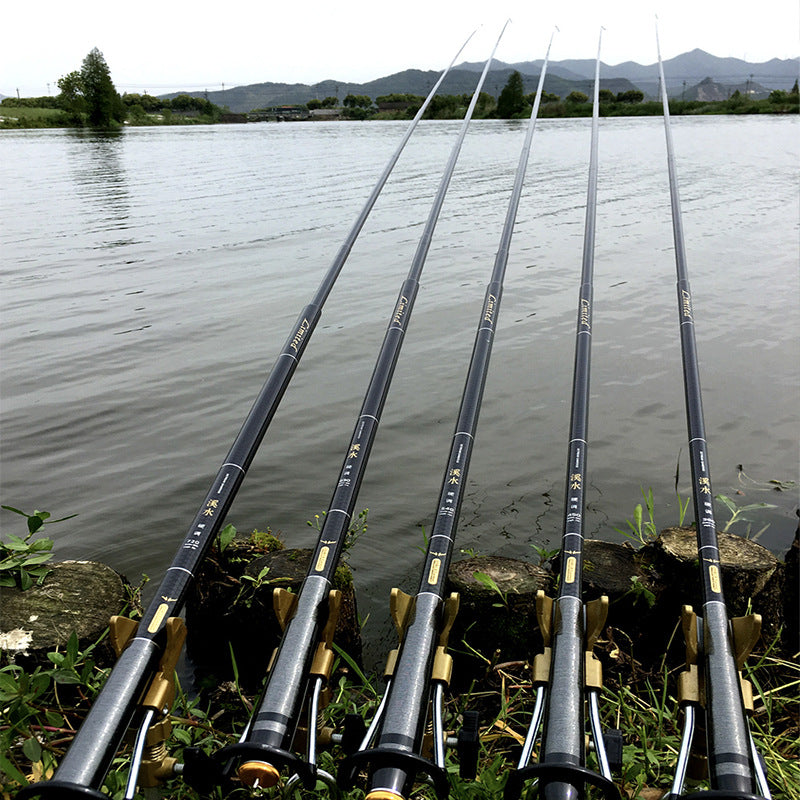 Carbon court-section Stream Carp Hand Rod pour la pêche plate-forme