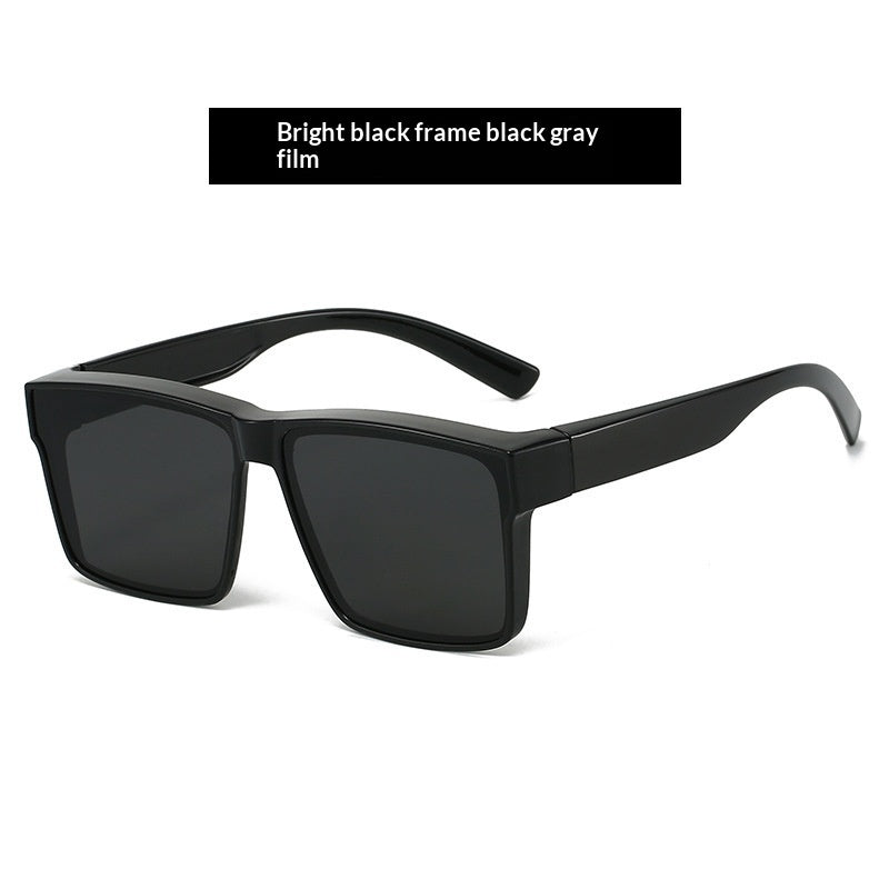 Lunettes de soleil de protection UV élégantes compatibles avec les verres de prescription et le vis de nuit