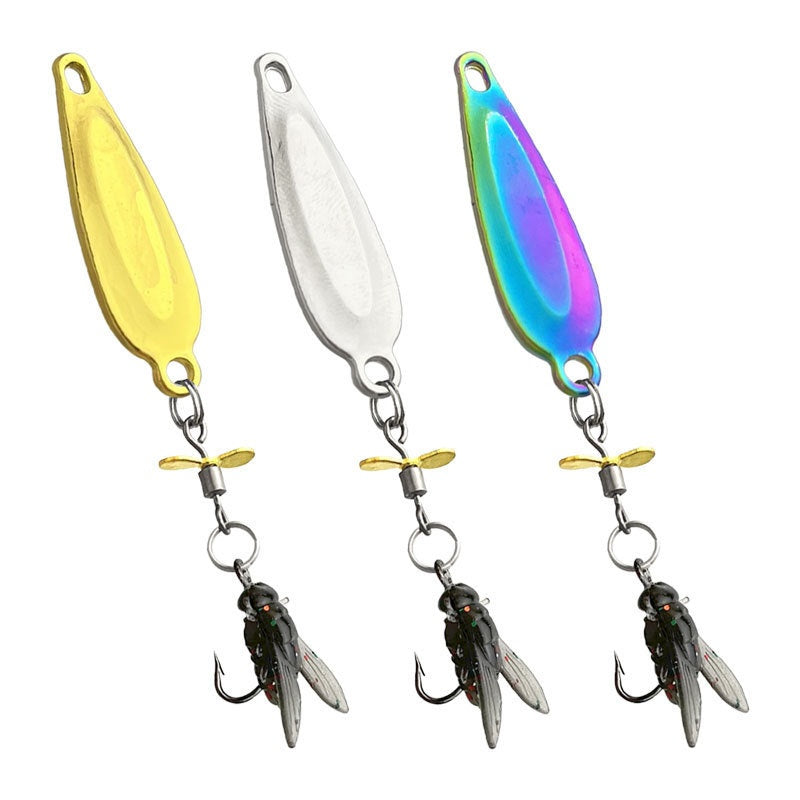 Fly Lure Crochet rotative hélice Micro costume