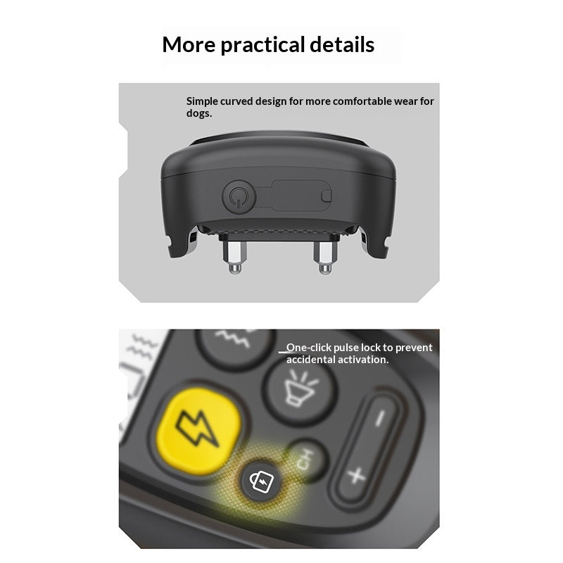 Entraînement pour animaux de compagnie Collier électronique intelligent anti-brouillard rechargeable