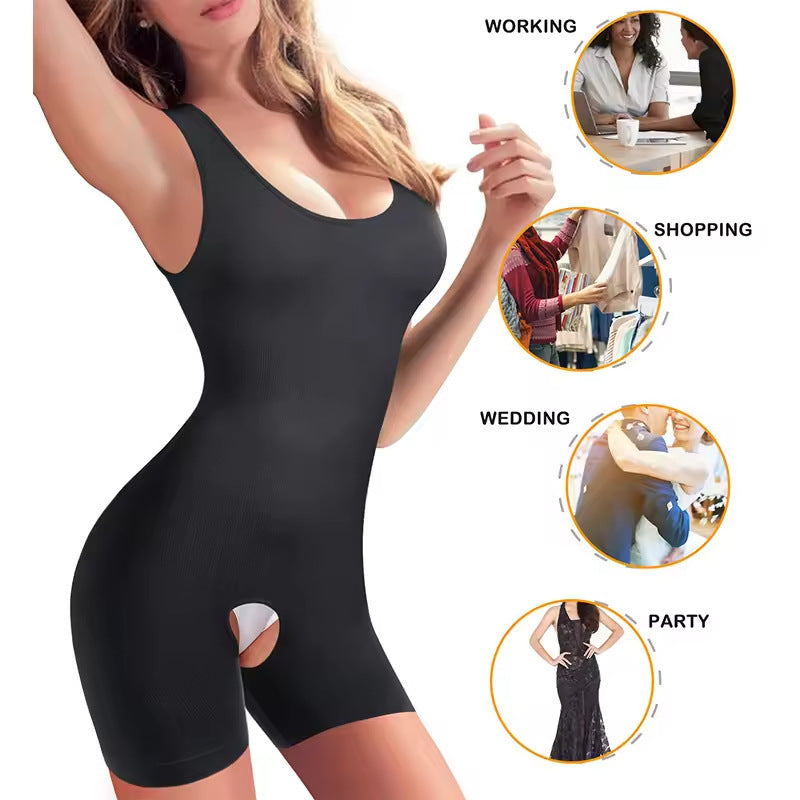 Plus Taille sans manches Camisole Shapewear Combinaison