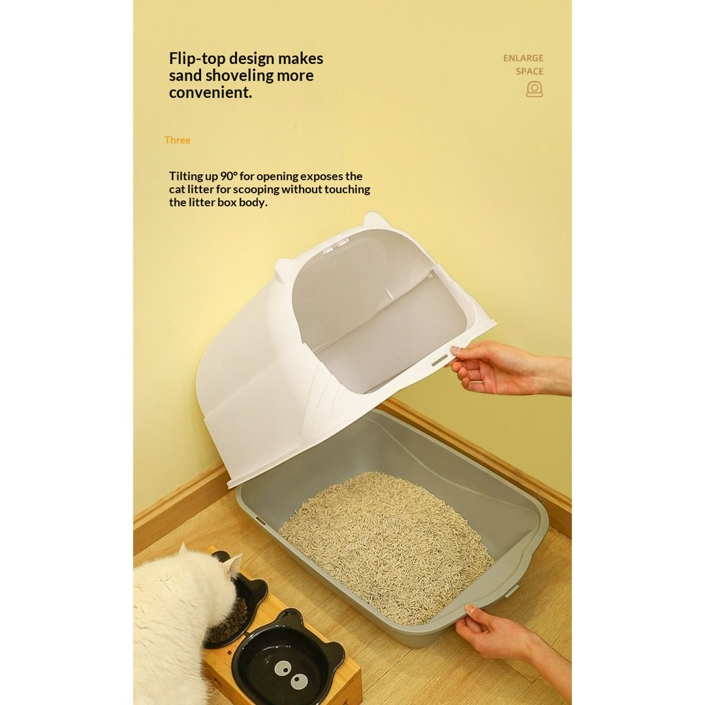 Boîte à litière pour chats extra-large