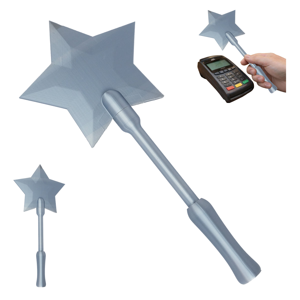 Porte-carte 3D imprimé Star Wand sans contact