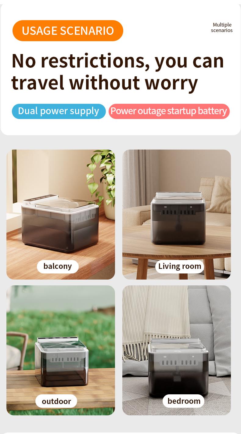 Batterie de recharge sans fil alimentée 304 en acier inoxydable Cat Induction automatique Pet Water Fou