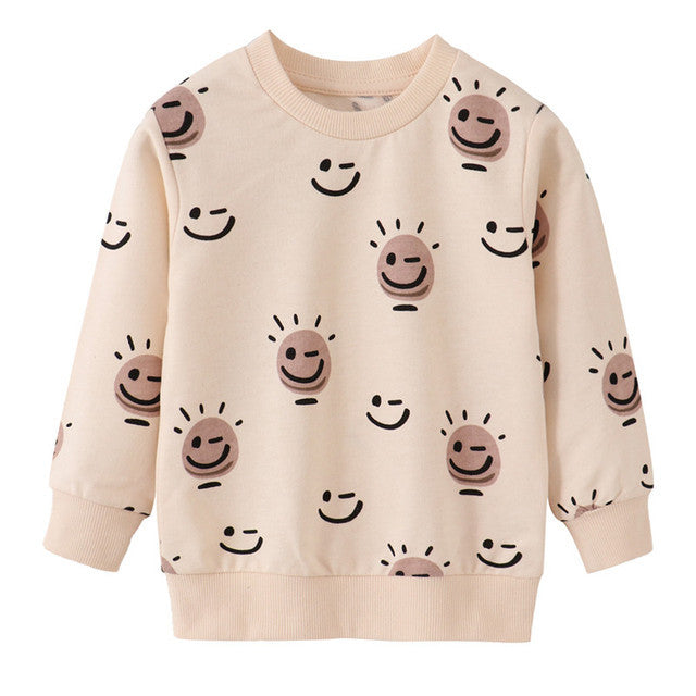 Jumping Meters Arrivée Sweatshirts de dessin animé pour garçons filles Cl