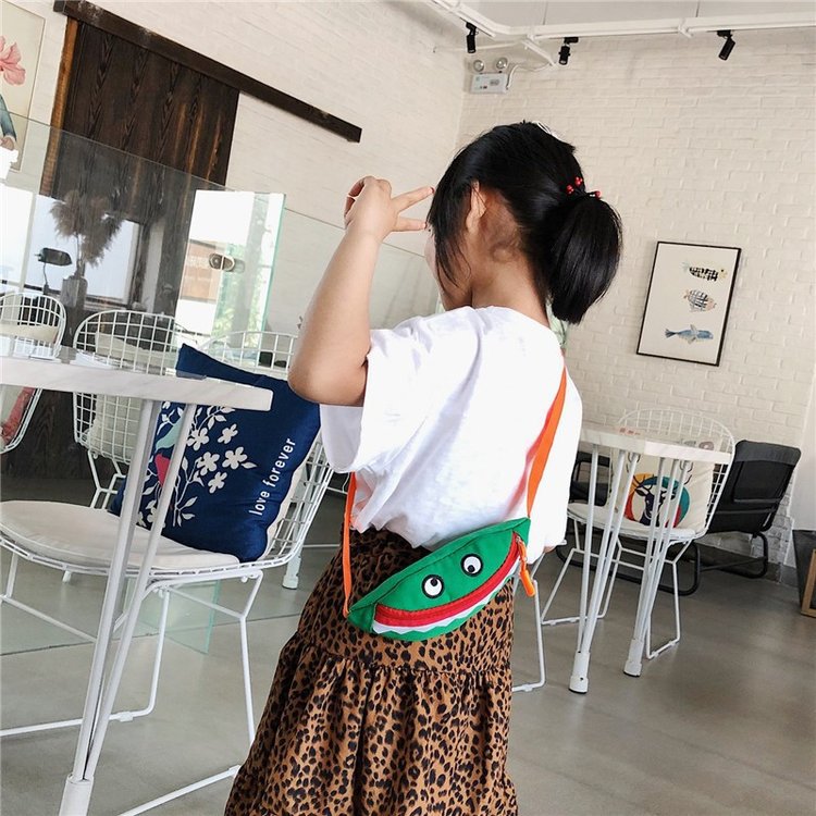 Cartoon Toile pour enfants Brodé Crossbody Sac