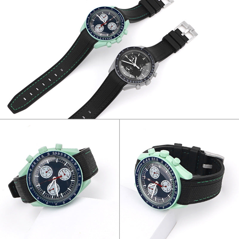 Bracelet en silicone de 20mm pour hommes
