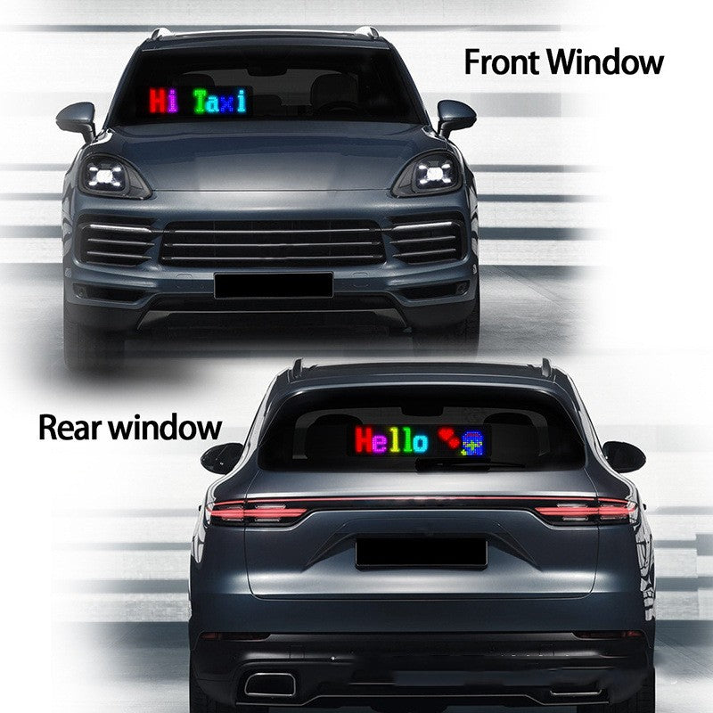 Programmable LED car sign LED advertising screen ultra-thin full color screen Custom