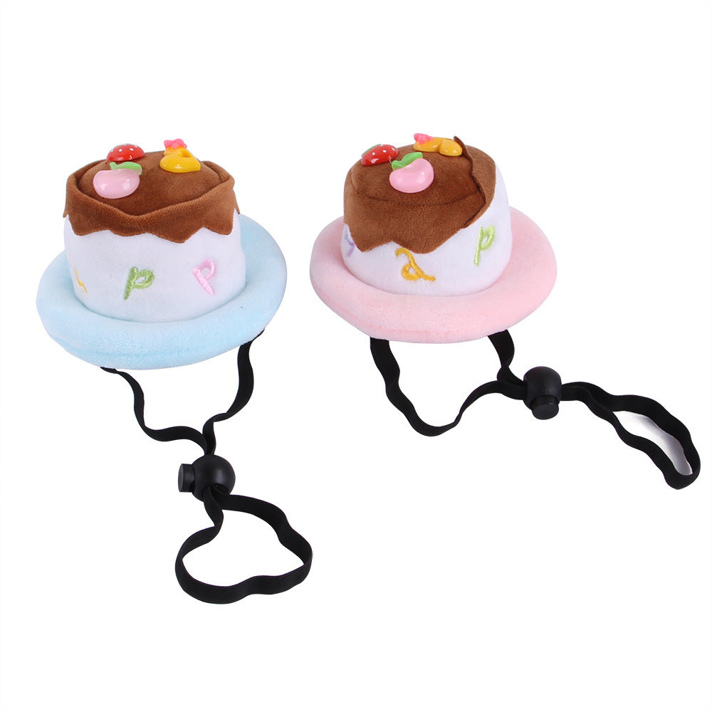 Chat mignon Chapeau de gâteau d'anniversaire