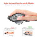 Rouleau latéral de souris verticale sans fil Ergonomie