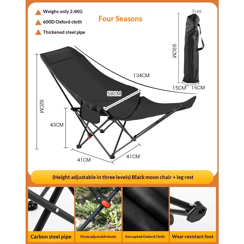Chaise pliante de camping à maille ultra-légère portable