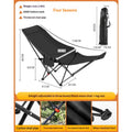 Chaise pliante de camping à maille ultra-légère portable