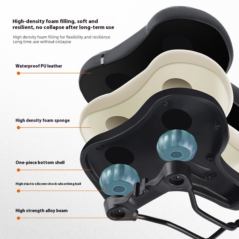West Rider Bike High Elastic Sangle Saddle Confortable Vélo Cyclisme