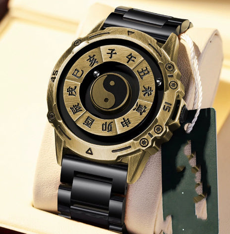 Bagua Maglev boule magnétique montre 12 heures