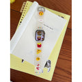 Cute Cartoon Silicone Breathable Bracelet de montre