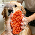 Brosse de bain pour animaux de compagnie Brosse de massage double-soudage