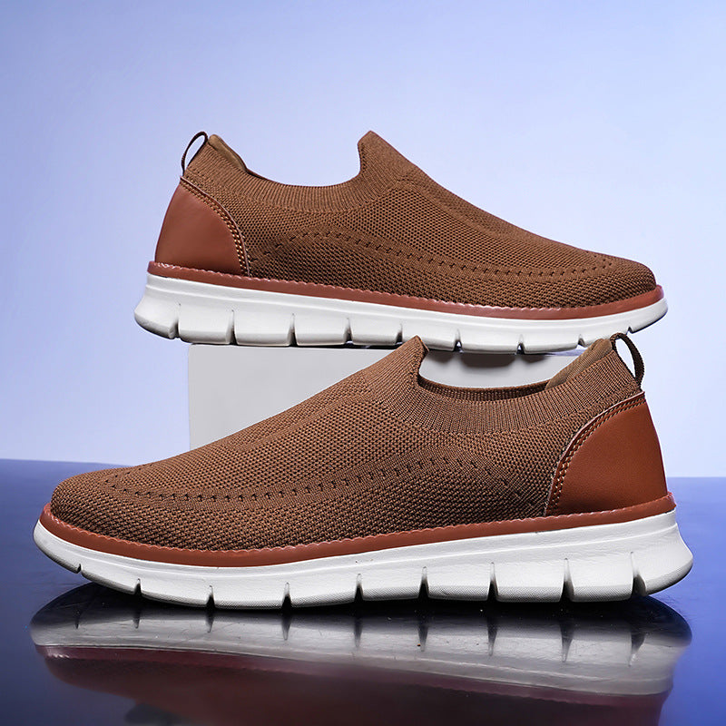 Flyknit Hommes Chaussures Mocassins Légers Hommes Sneakers