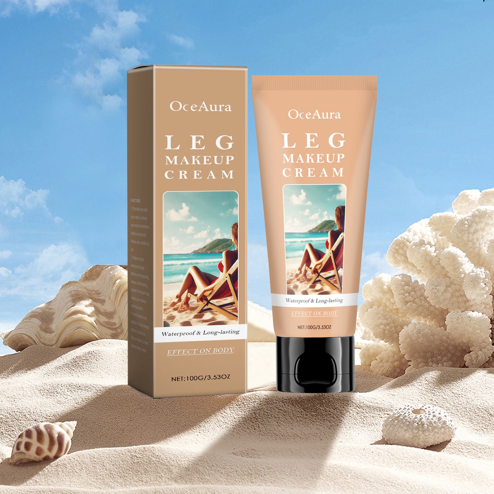 Body Darkening Foundation crème peau foncée 1 0 0g-boîte