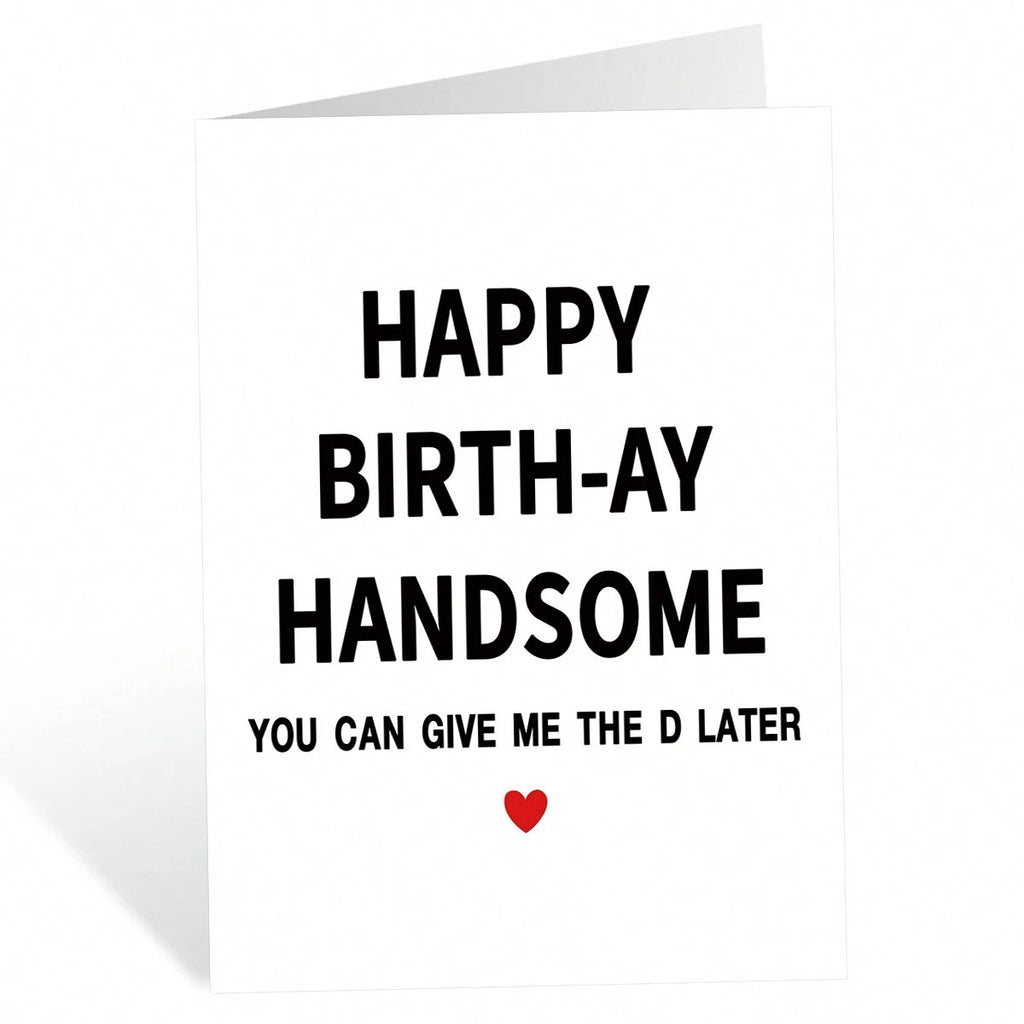 Carte de voeux d'anniversaire avec carte texte enveloppe
