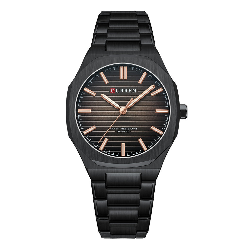 Montre de mode en acier pour hommes