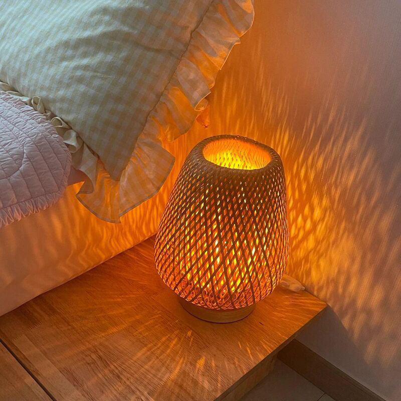 Lampe de bureau zen dimmable de style japonais