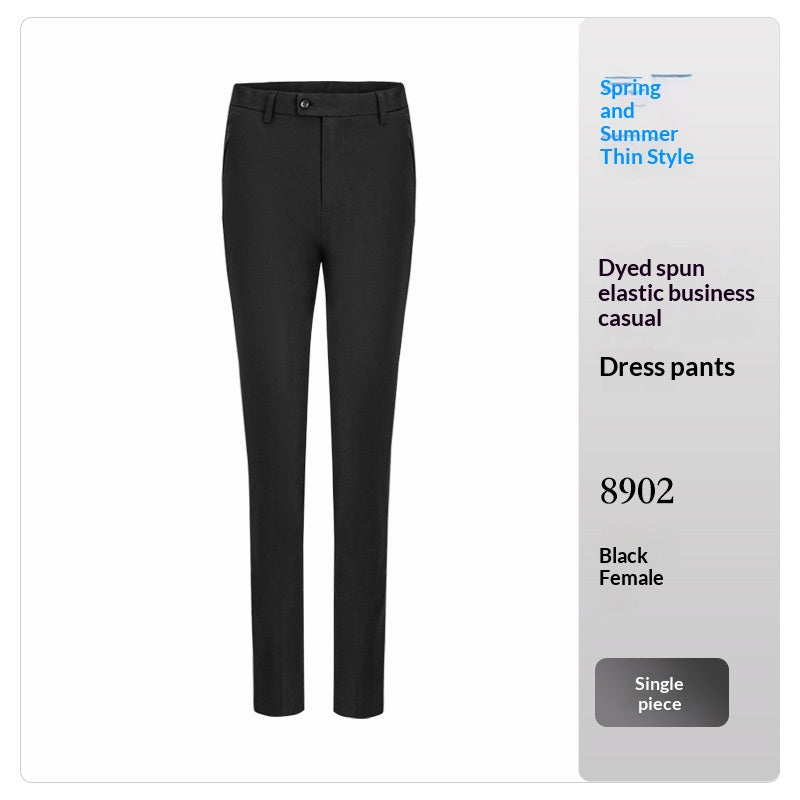 Pantalons formels à drap sur mesure à taille élevée Ce flatter