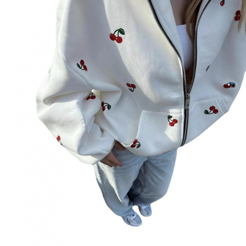 Femmes polyvalentes Hoodie sportive avec impression 3D