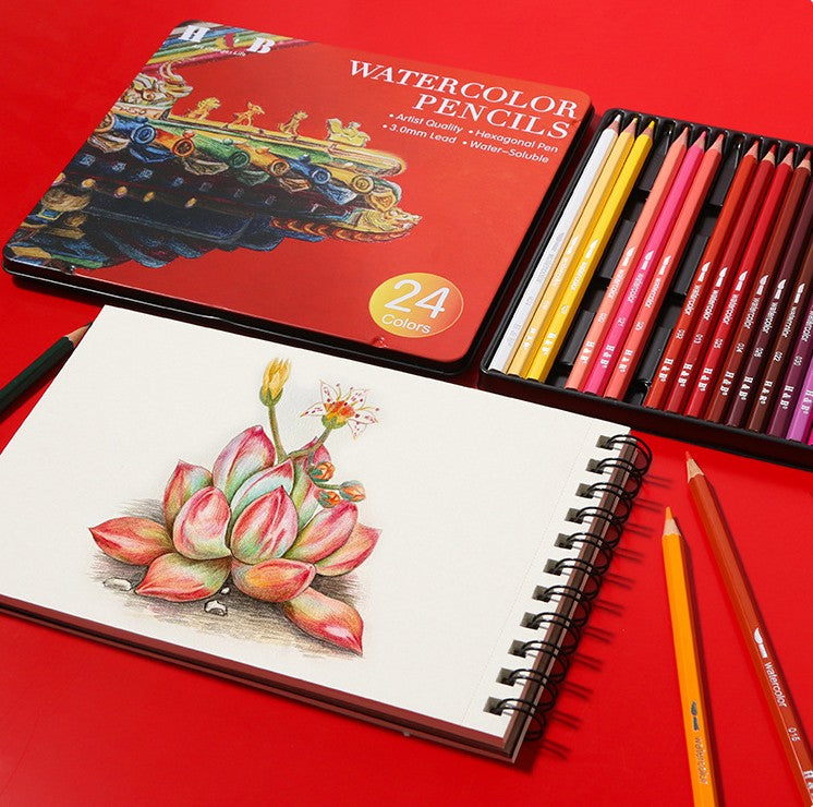 Water-soluble colored pencil Professional iron box