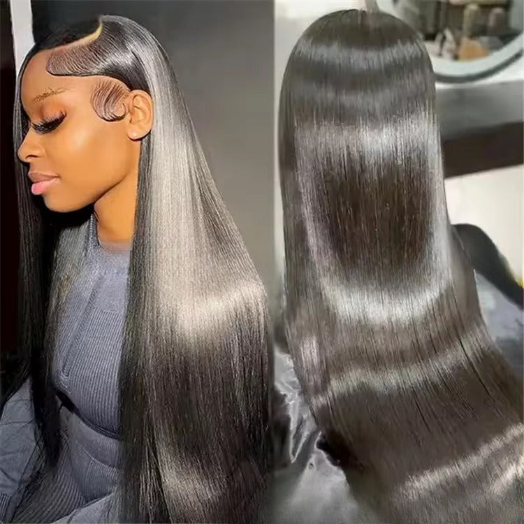 250 Densité SDD Perruque de cheveux humains avec un front de dentelle 13x4