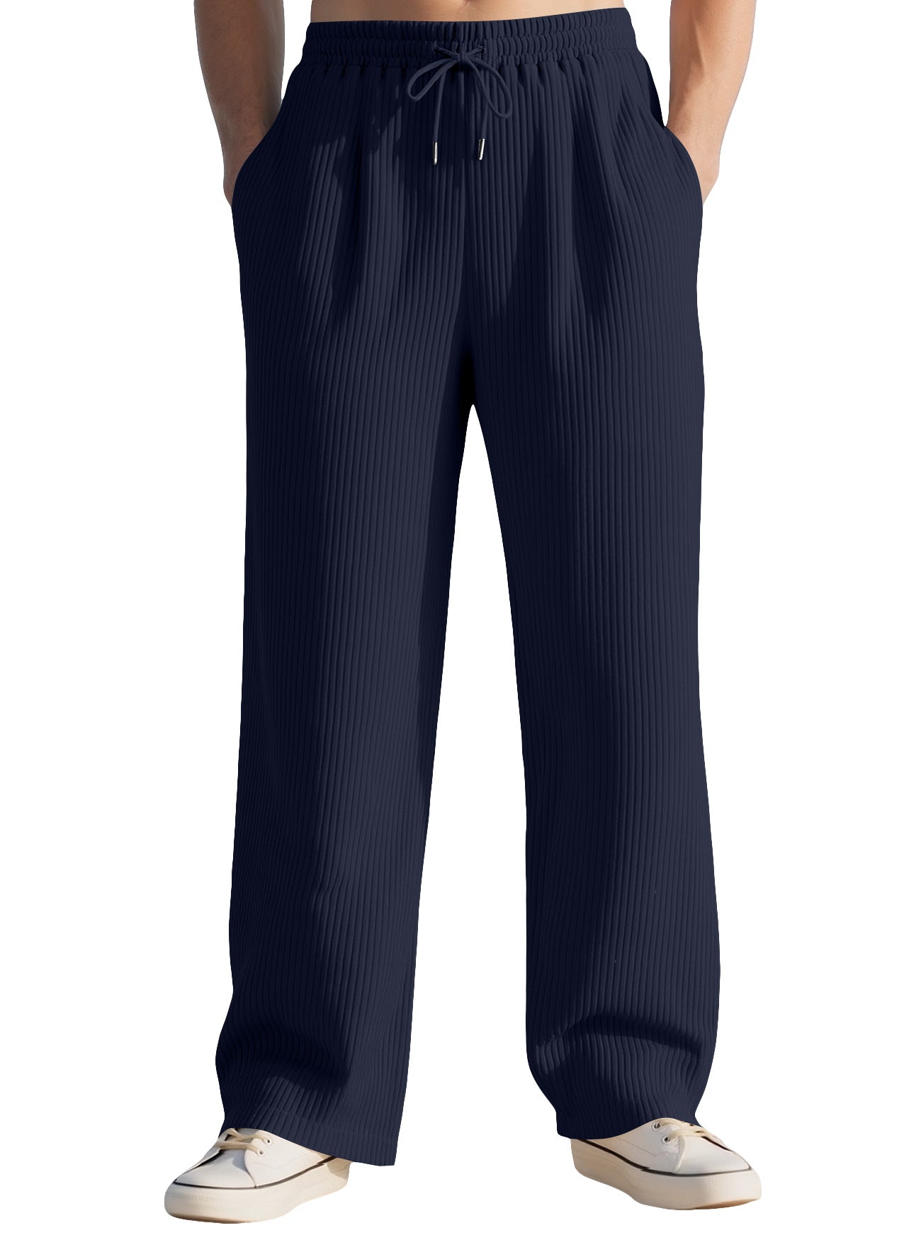 Commerce extérieur Pantalon à côtes verticales pour hommes