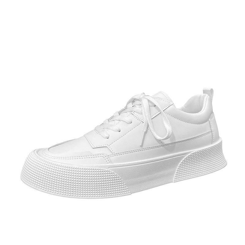 Hommes Sports Hauteur Augmenter Loisirs Couleur Solide Chaussures de plateau de fond épais
