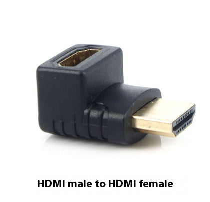 Câble d'adaptateur HDMI TV 270 degrés 90 degrés Square Bent Up and Down Bend