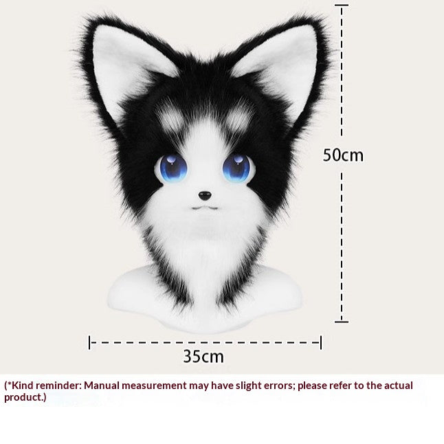 Déguisements animaux d'Halloween avec tête d'animal portable Prêt-à-faire