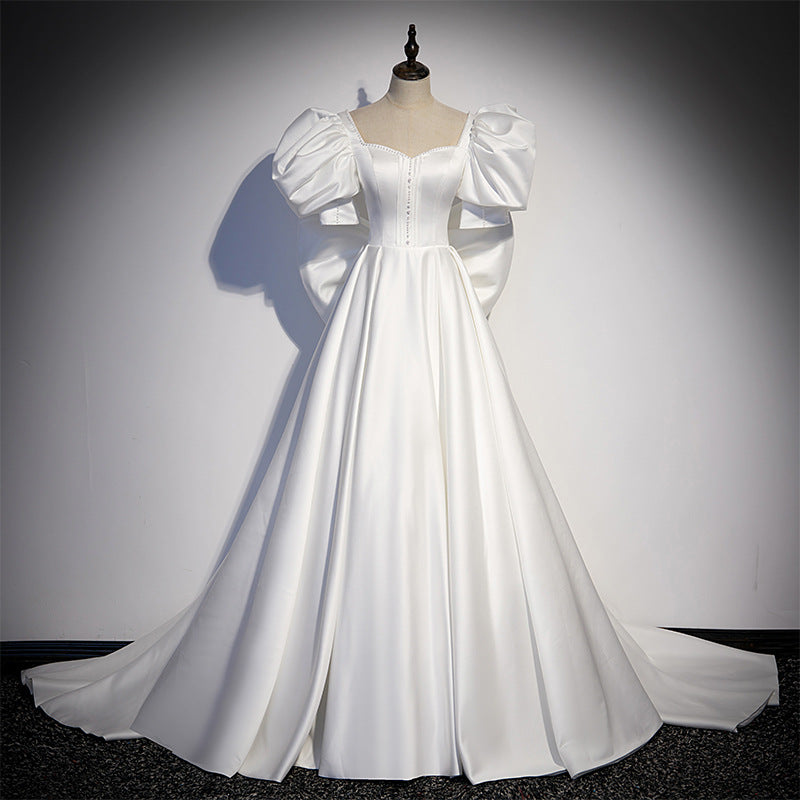Robe de soirée blanche Banquet pour femmes