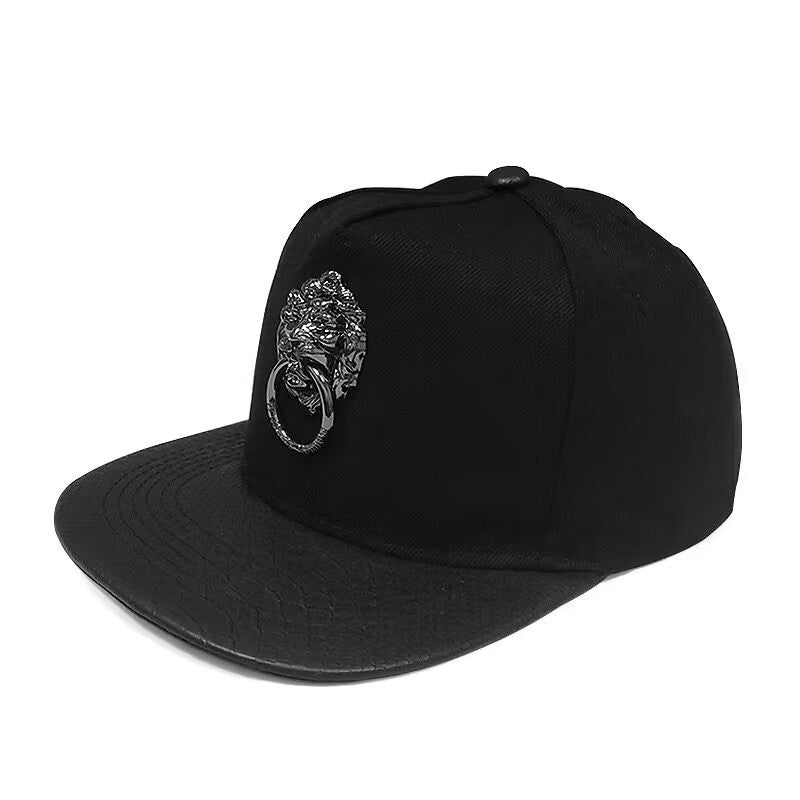 Casquette de baseball en cuir PU pour hommes