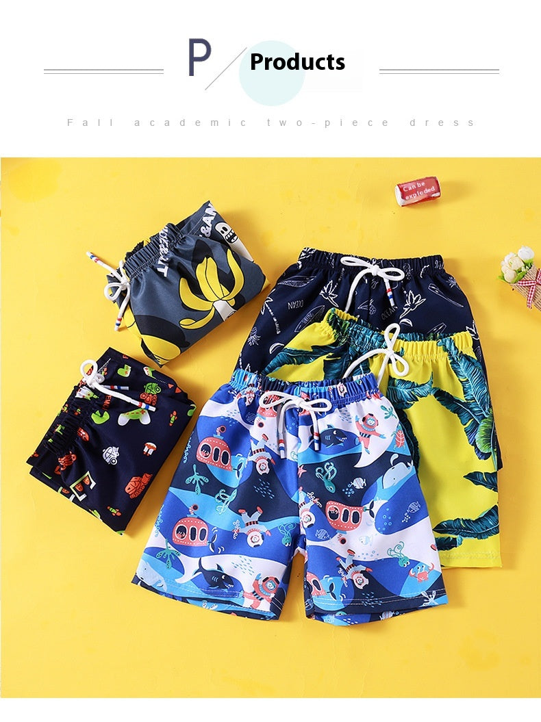 Shorts Beach Trunks Casual Loose Outer Wear Big Panties Cartoon Fashionable Cinquième Pantalon