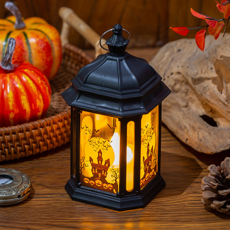 Décorations d'Halloween Kidsren Satchel Pumpkin Lanterne Halloween Atmosphère Ornaments Pen