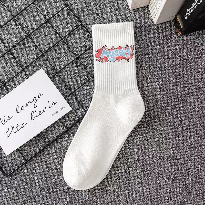 Cotton Automne Hiver Hommes Basketball Chaussettes longues