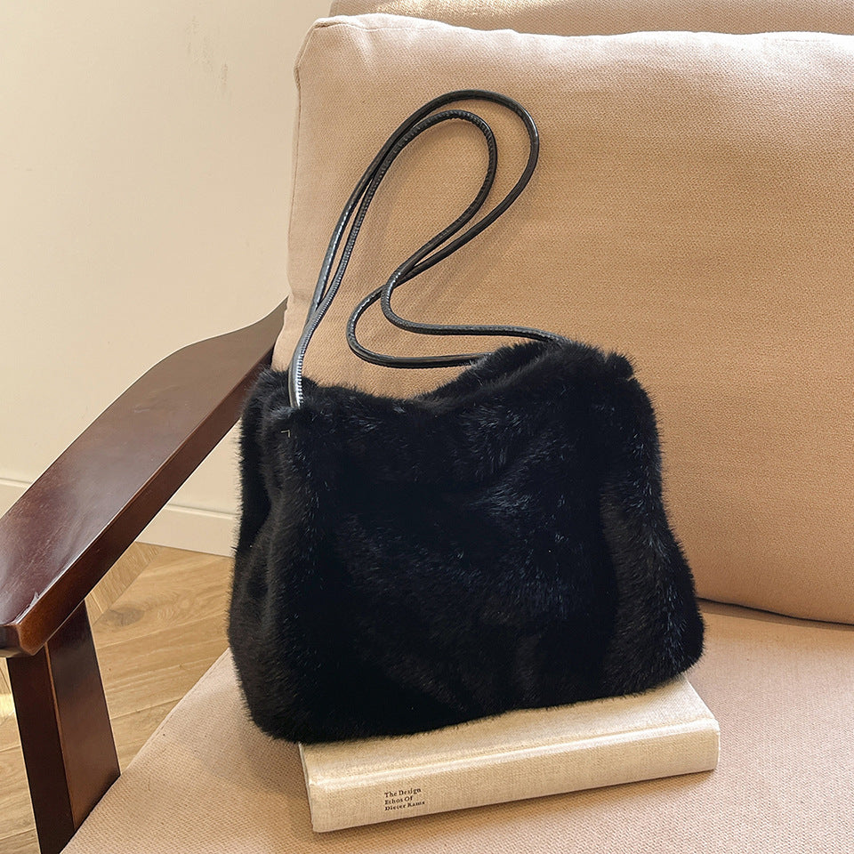 Sac en peluche Milan Mink pour l'automne Et l'hiver