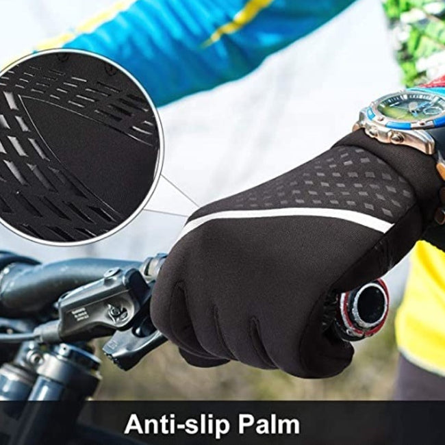 Gants de vélo chaud Silicone antidérapant