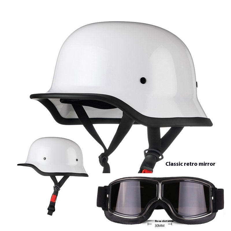 Casque de moto rétro allemand 3C