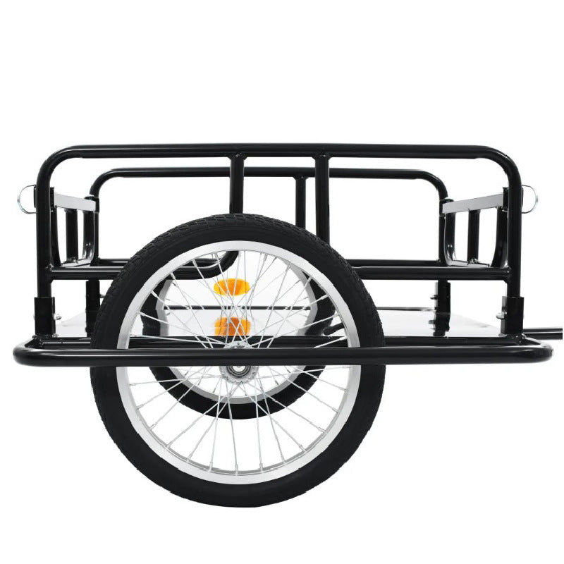 Panier d'outils de traction de remorque à vélo pliable