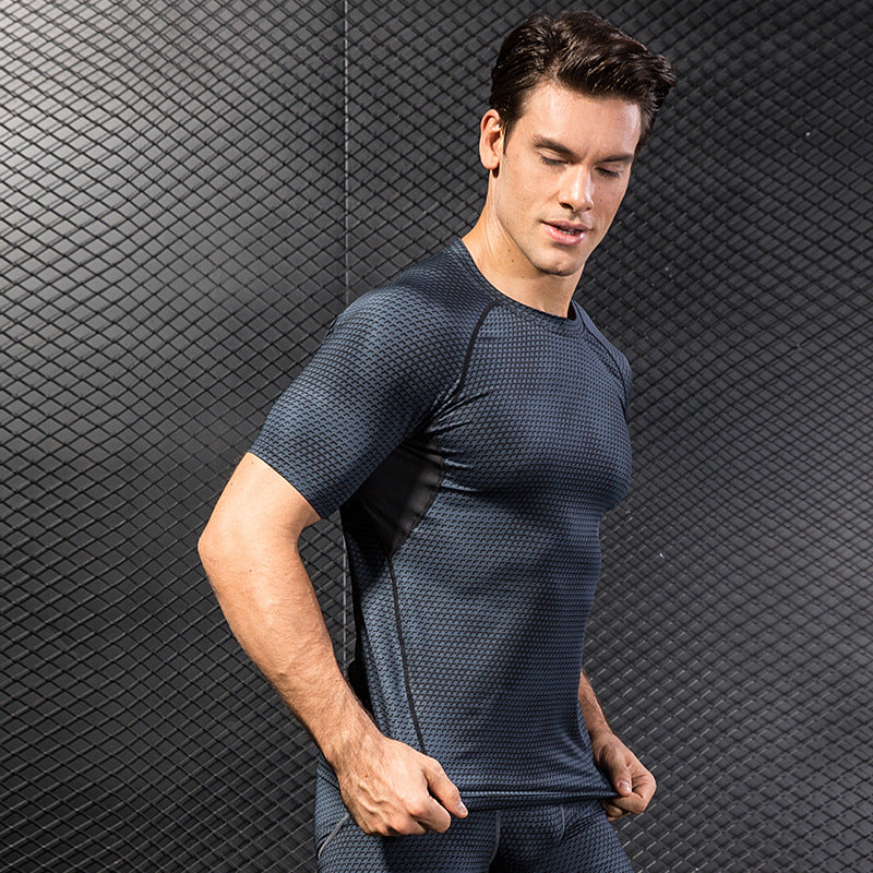 Vêtements de séchage rapide à manches courtes pour hommes Impression 3D