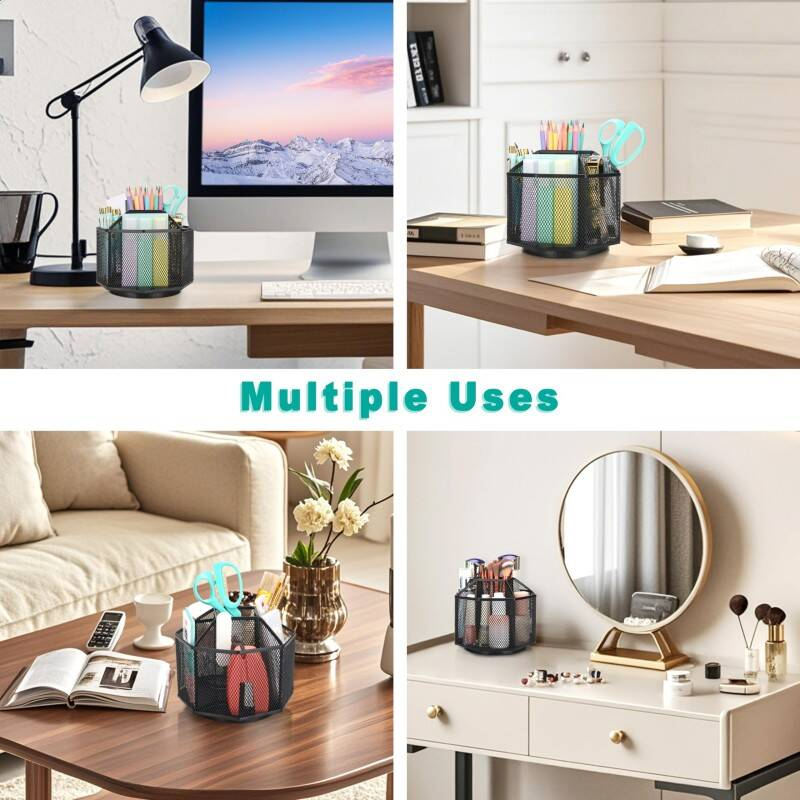 Organisateur & Bureau Tidy avec rotation à 360 degrés