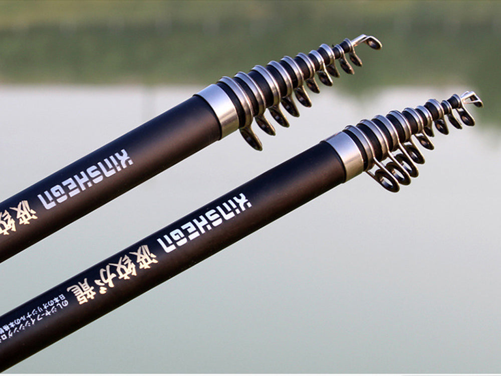 Corrugated Longji peche Rod Rocky Rod Light Hard Carbon Fishing Rod Hand and Sea Dual-pu