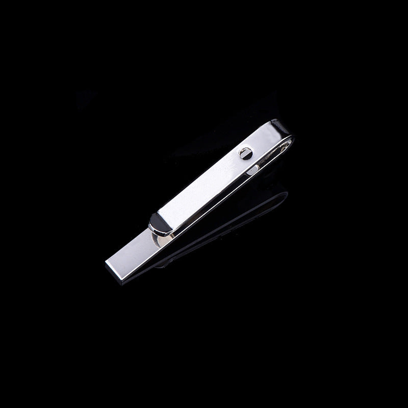 Clip en argent doré simple pour homme