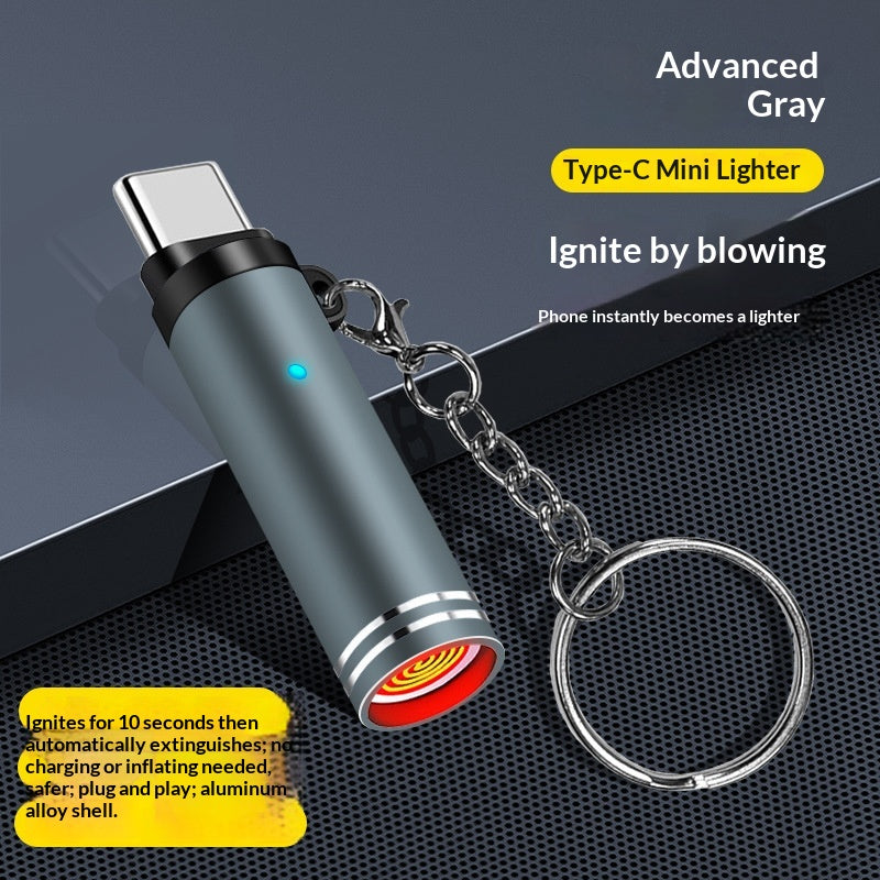 Type-C Téléphone direct Mini allume-cigarette sans flamme