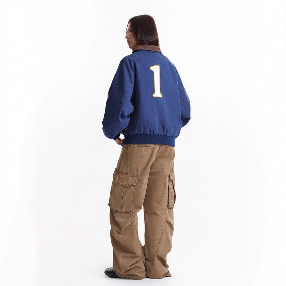 Veste vintage de style américain pour hommes et femmes
