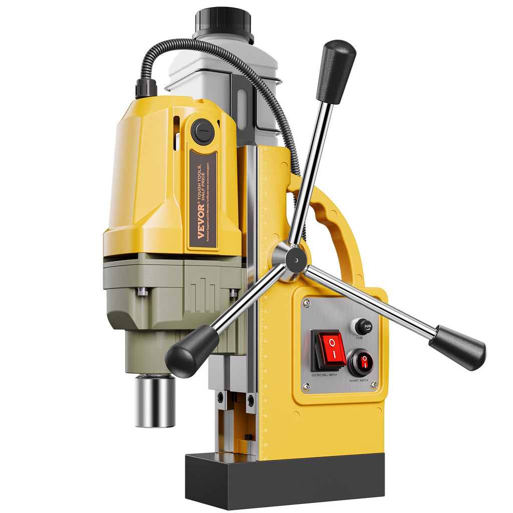 Perceuse magnétique 1400W 2810 Lbf Mag Perceuse presse 1.6 dans le diamètre de brouillage 800 RPM