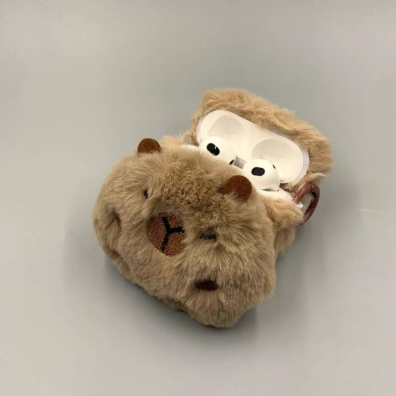 Manches d'oreilles en peluche en trois dimensions Cute Capabala
